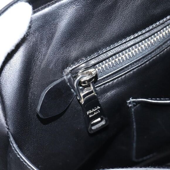 Prada Black Leather Handbag (Pre-Owned) - Picture 10 of 16